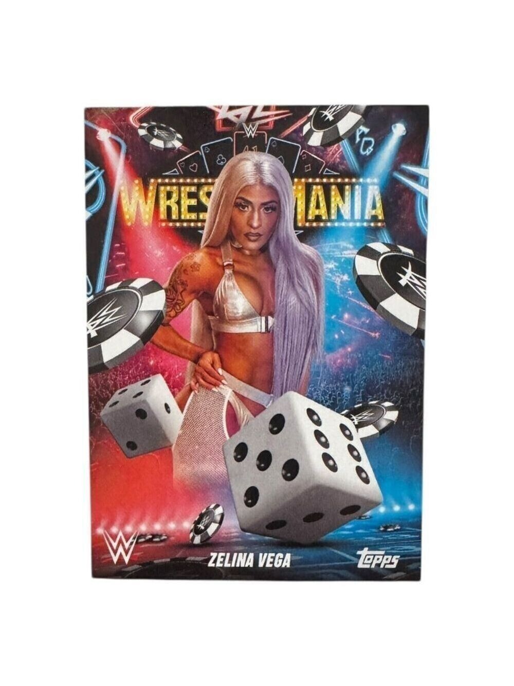 2025 Topps Wrestlemania 41 WWE WORLD Vegas Exclusive Card LE WM-17 ZELINA VEGA